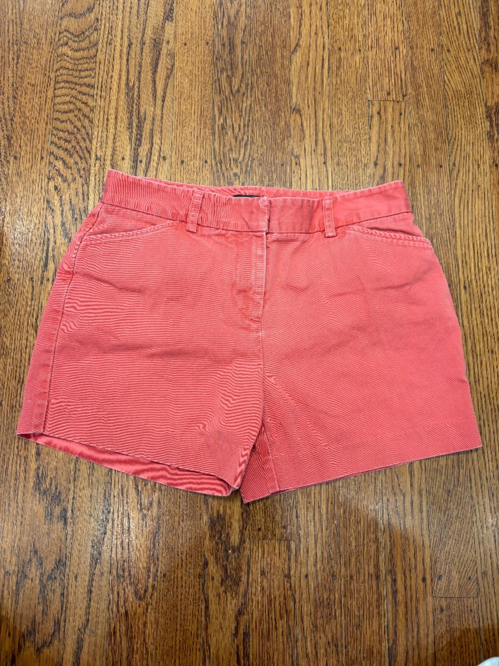J.Crew Red Chino Shorts Favorite‎ Fit Size 4 Classic Summer Preppy
